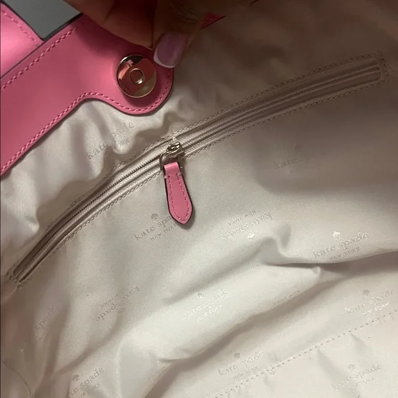 Kate Spade Vibrant Pink and Yellow Tote - Picture 10 of 10